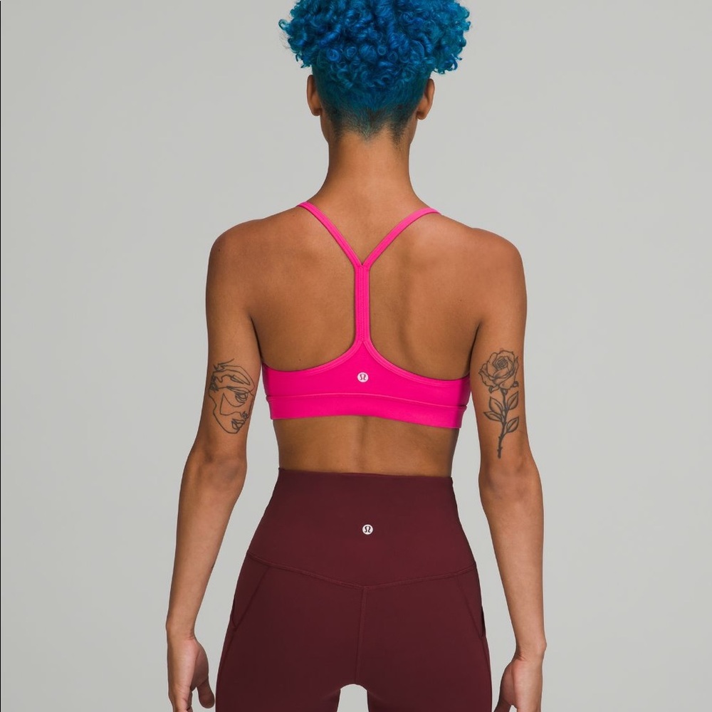 Lululemon Flow Y Bra- Sonic Pink 6